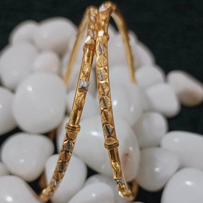 916 Gold Daily Wear Bangles