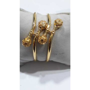 916 Designer Gold Fancy Beaded Copper Kadli by 