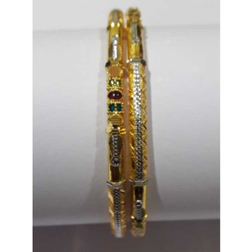 916 Fancy Designer Gold Copper Pipe Kadli by 