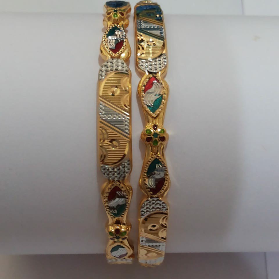 916 Colorful cz Bangle SG-129