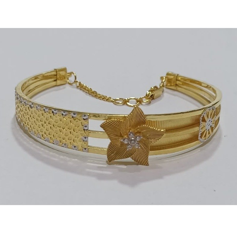 916 gold flower design bracelet sg-b03