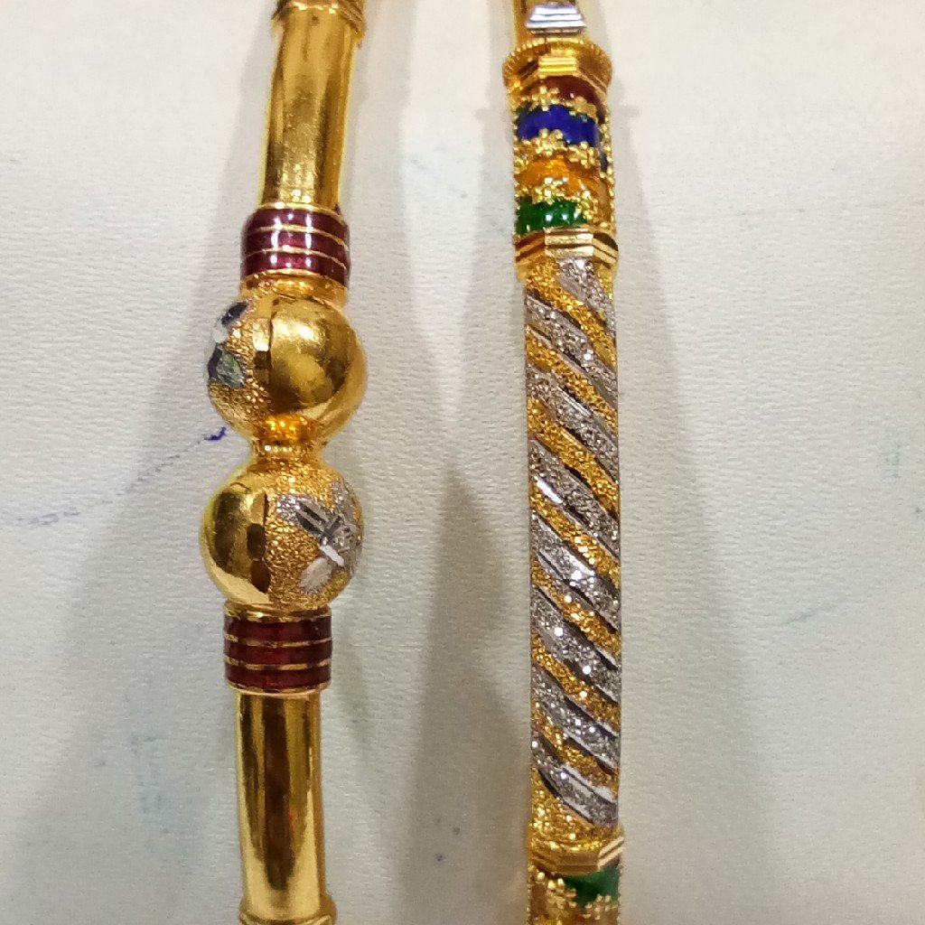 916 cz Meena Bangle SG-181