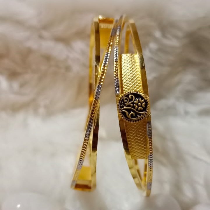 22KT Gold Fancy Daily Wear Copper Kadli Bangle SGB08