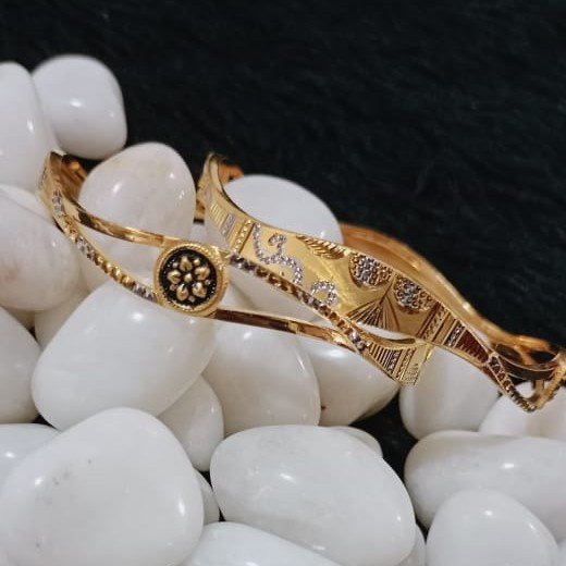 916 Gold Antique Kadli Bangle