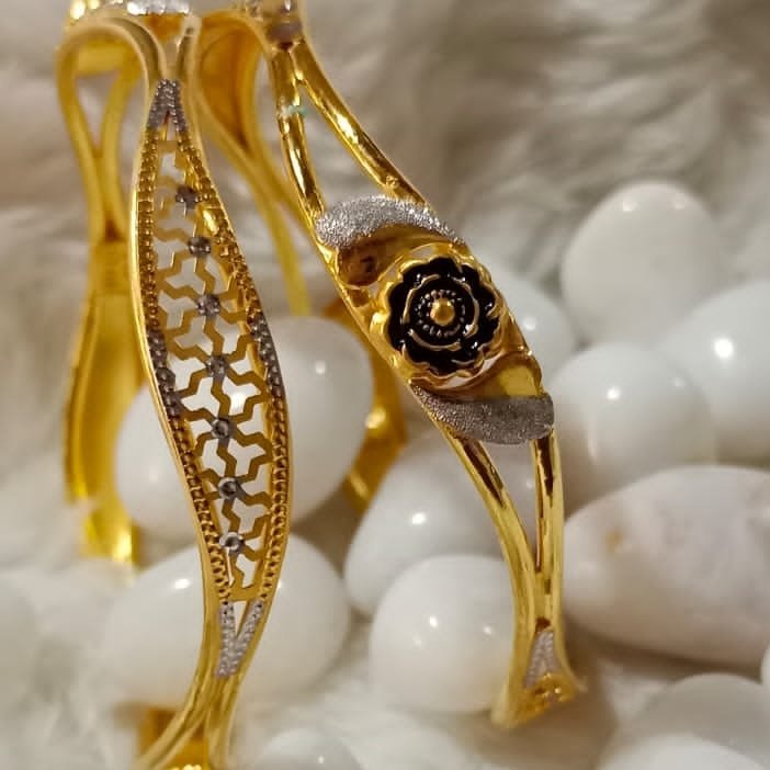 22KT Gold Classic Daily Wear Copper Kadli Bangle SGB04